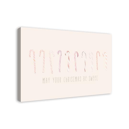 May Your Christmases Be Sweet Canvas Wall Art